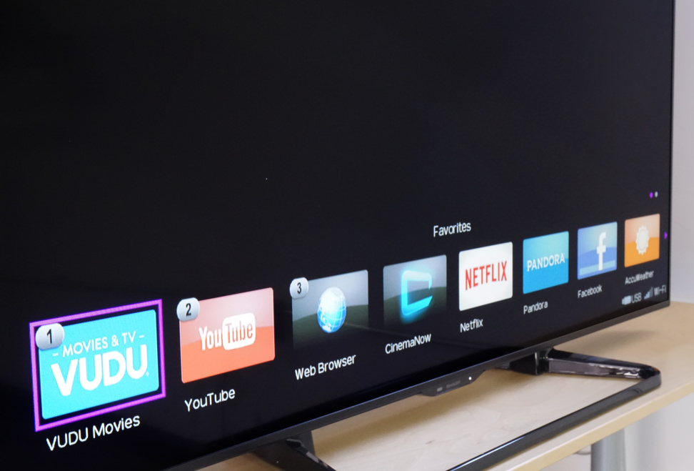 add apps to sharp smart tv browser