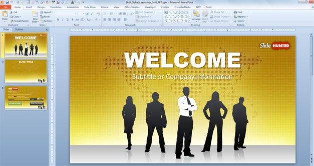 Leadership Powerpoint Template Free Download